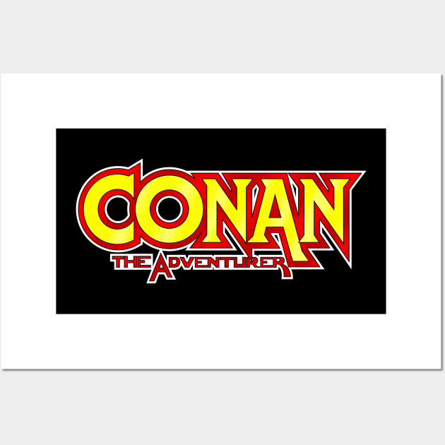 Conan The Adventurer Wall Art by MalcolmDesigns